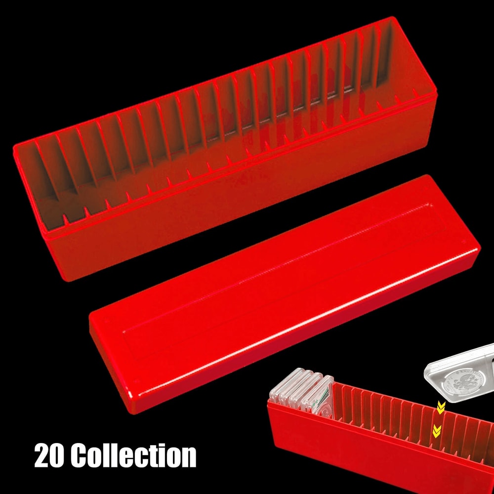 Case For Coin Storage Box Collection Fits Slab Coin Holders Durable And Secure Protection 13