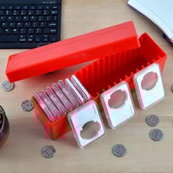 case for coin storage box collection, fits slab coin holders, durable and secure protection