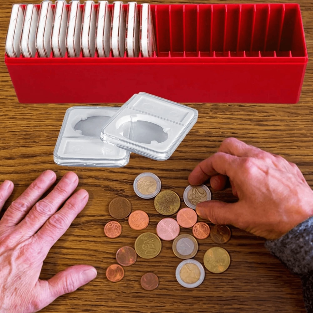 Case For Coin Storage Box Collection Fits Slab Coin Holders Durable And Secure Protection 9