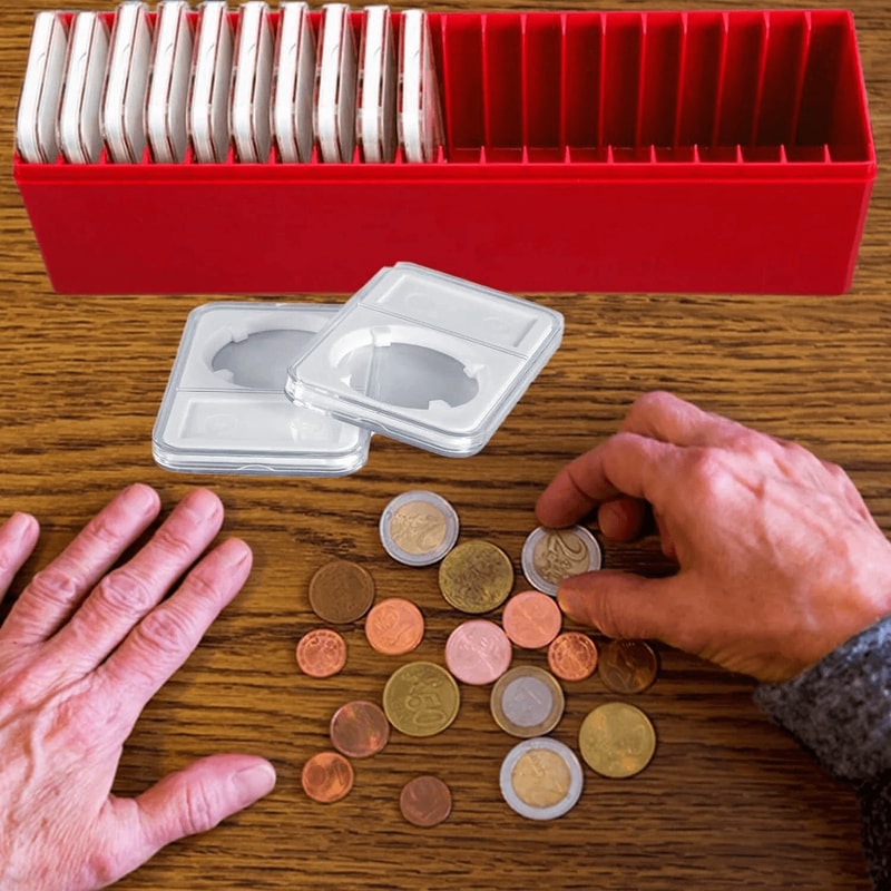 Case For Coin Storage Box Collection Fits Slab Coin Holders Durable And Secure Protection 9