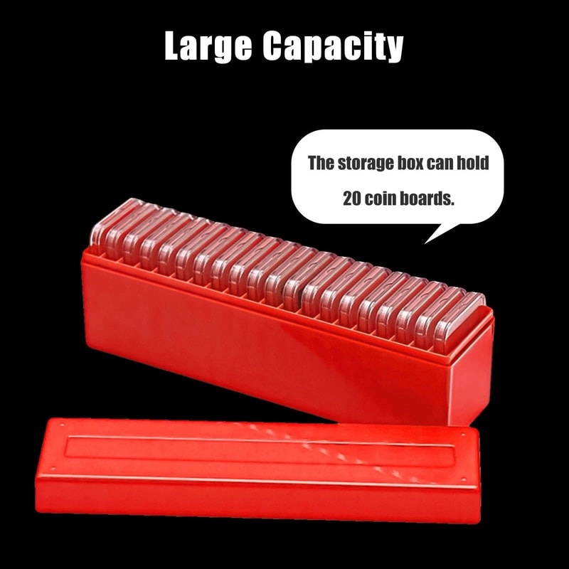 Case For Coin Storage Box Collection Fits Slab Coin Holders Durable And Secure Protection 6