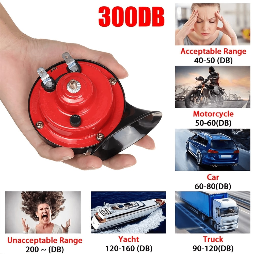 Waterproof Super Loud Train Air Horn For Car Truck SUV Motorcycle Boat HighPerformance Sound 7