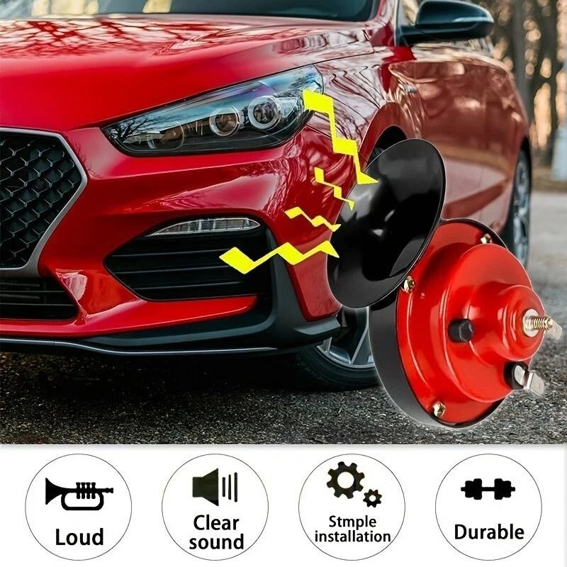 Waterproof Super Loud Train Air Horn For Car Truck SUV Motorcycle Boat HighPerformance Sound 8