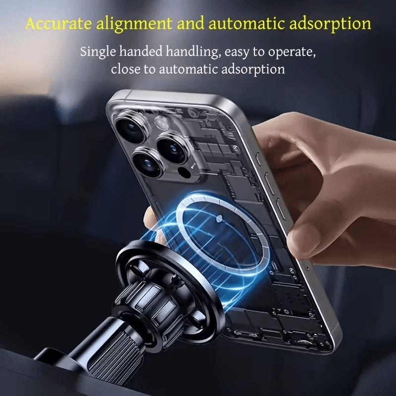 Dashboard Phone Holder Strong Magnetic Mag Safe Air Vent Car Mount Easy Setup For Any Vehicle 6