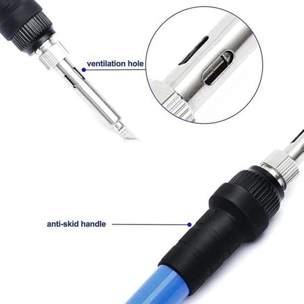 Adjustable Temperature Electric Soldering Iron Gun 60W Welding Solder Wire Ideal For DIY Repairs 9