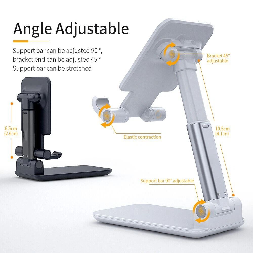 Adjustable Tablet Stand Cell Phone Desktop Holder Mount For IPhone IPad And Mobile Devices 6