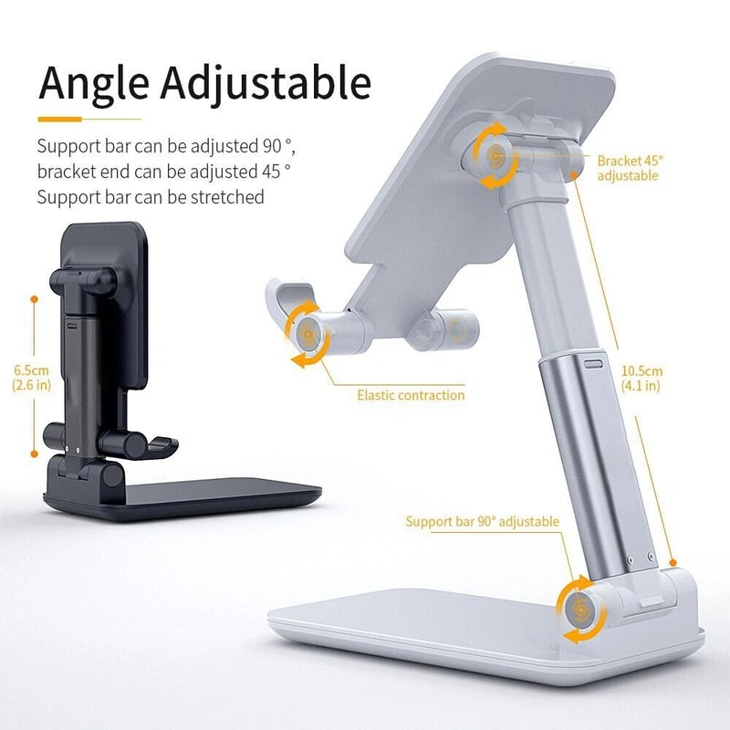 Adjustable Tablet Stand Cell Phone Desktop Holder Mount For IPhone IPad And Mobile Devices 6