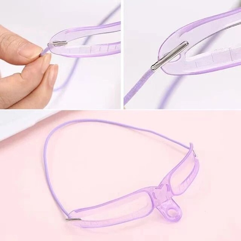 Reusable Eyebrow Shaping Stencils Grooming Shaper Tool 8 Styles Makeup Template 4