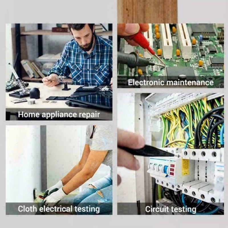 Digital Multimeter For AC DC Volt Ammeter Ohmmeter Voltage Tester Meter For Electrical Work 7