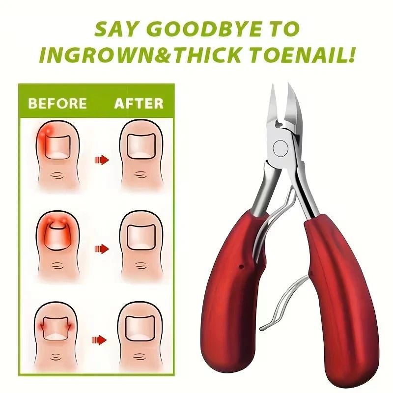 Eagle Beak Toenail Clippers For Thick Ingrown Nails Beveled Scissors 10