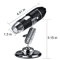 HD USB Microscope Zoom LED Digital Magnifier Endoscope Video Camera 13