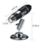 HD USB Microscope Zoom LED Digital Magnifier Endoscope Video Camera 13