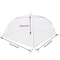 Collapsible Mesh Umbrella PopUp Large Jumbo Outdoor Food Tent Covers For Parties 3