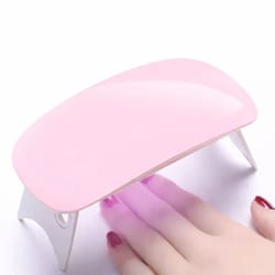 led light sun mini nails lamp, portable uv nail dryer for gel nails, 6w