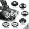 LED Zoom Headlamp USB Rechargeable Flashlight Super Bright Torch Lamp 1