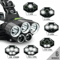 LED Zoom Headlamp USB Rechargeable Flashlight Super Bright Torch Lamp 1