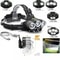 LED Zoom Headlamp USB Rechargeable Flashlight Super Bright Torch Lamp 2