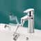 Universal Swivel Spray Faucet Extender Arm Extension Rotate Robotic Tap For Easy Reach 7