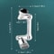 Universal Swivel Spray Faucet Extender Arm Extension Rotate Robotic Tap For Easy Reach 11