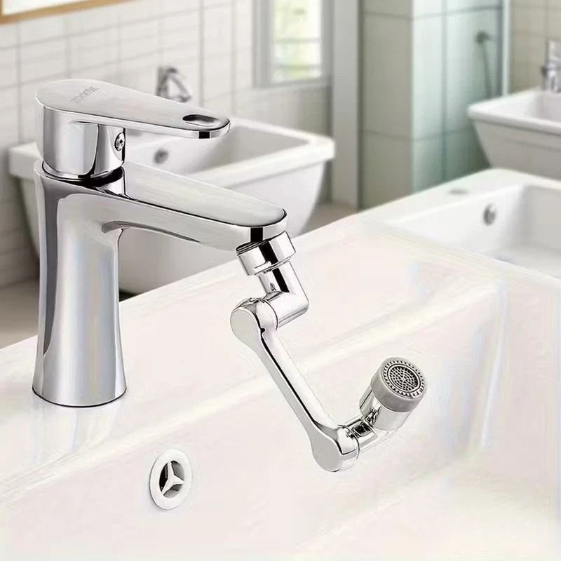 Universal Swivel Spray Faucet Extender Arm Extension Rotate Robotic Tap For Easy Reach 2