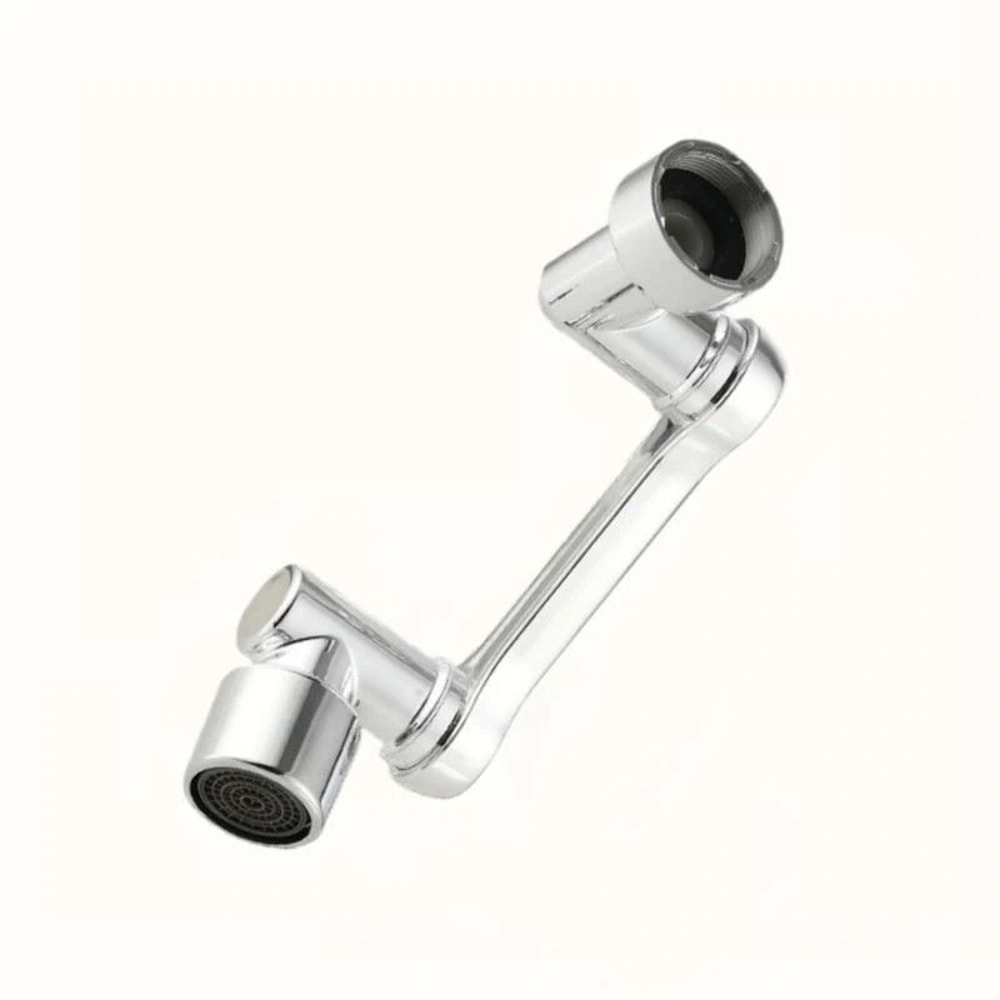Universal Swivel Spray Faucet Extender Arm Extension Rotate Robotic Tap For Easy Reach 12