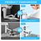 Universal Swivel Spray Faucet Extender Arm Extension Rotate Robotic Tap For Easy Reach 5