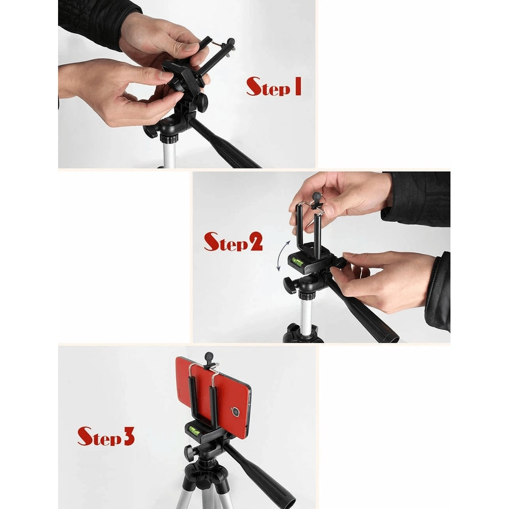 Phone Holder Tripod Stand For Smartphones Professional Camera Tripod With Bag 12