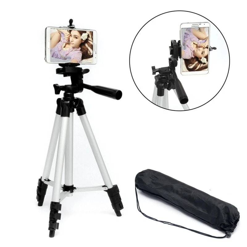 Phone Holder Tripod Stand For Smartphones Professional Camera Tripod With Bag 14