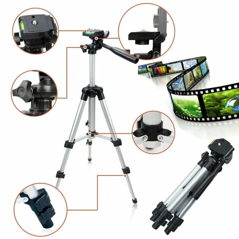 Phone Holder Tripod Stand For Smartphones Professional Camera Tripod With Bag 6