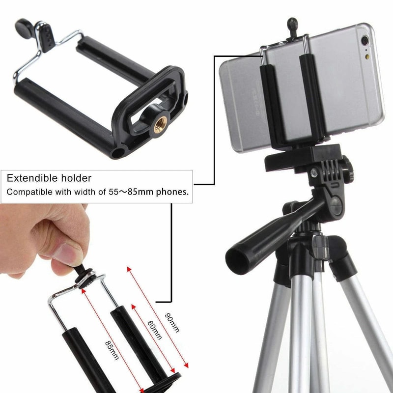 Phone Holder Tripod Stand For Smartphones Professional Camera Tripod With Bag 7