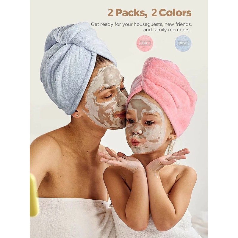 QuickDrying Towel Bath Hat Coral Fleece Shower Cap With Portable Elastic Band For Convenience 7