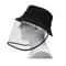 Windproof Fisherman Hat Protective Clear Full Face Antidust Saliva Shield 0