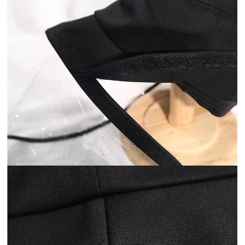 Windproof Fisherman Hat Protective Clear Full Face Antidust Saliva Shield 4