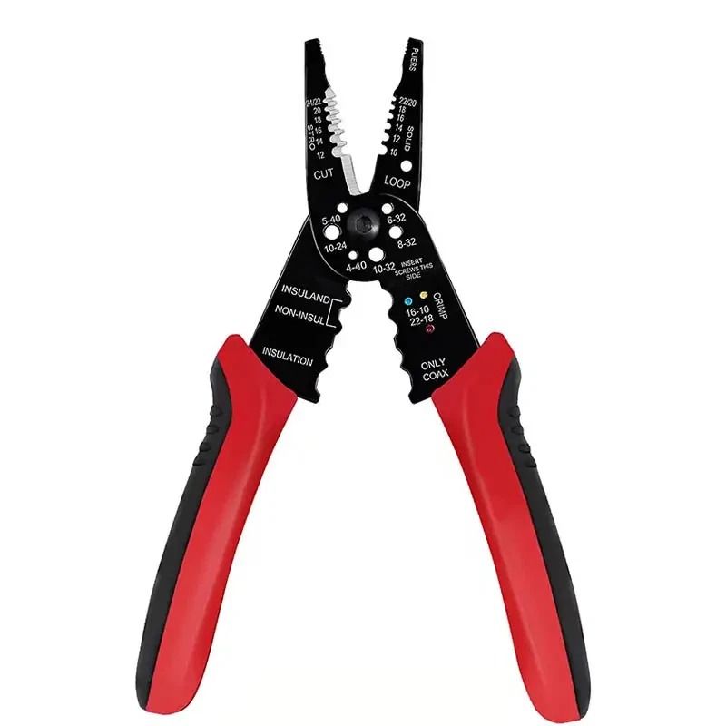 MultiTool Pliers For Wire Cable Screws Stripping Crimping Cutting Snipping 6