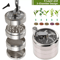 Metal Herb Tobacco Grinder Spice Hand Muller With Crusher Handle 1