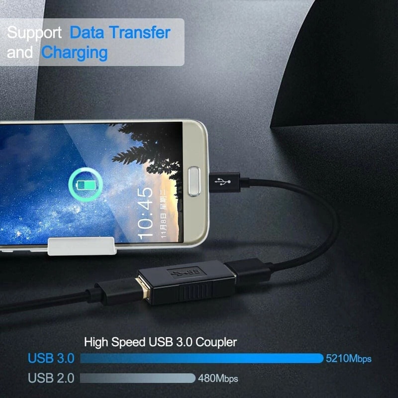 USB Type A Female To Female Adapter Gender Changer Coupler Connector 4