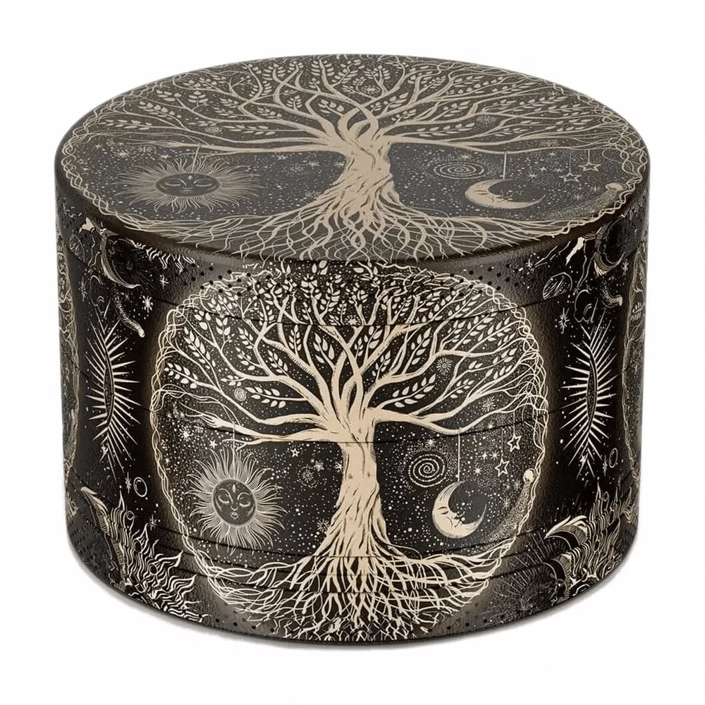 Spice Herbal Metal Smoke Crusher Herb Tobacco Grinder With Handle Hand Muller 0