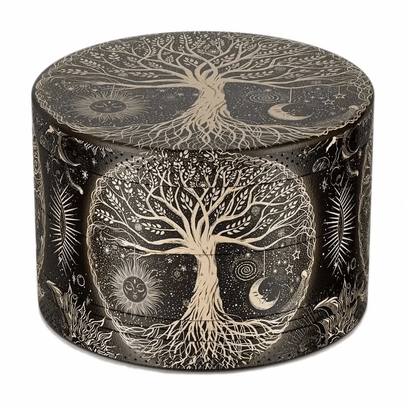 Spice Herbal Metal Smoke Crusher Herb Tobacco Grinder With Handle Hand Muller 0