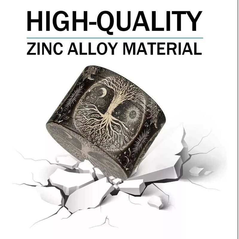 Spice Herbal Metal Smoke Crusher Herb Tobacco Grinder With Handle Hand Muller 4