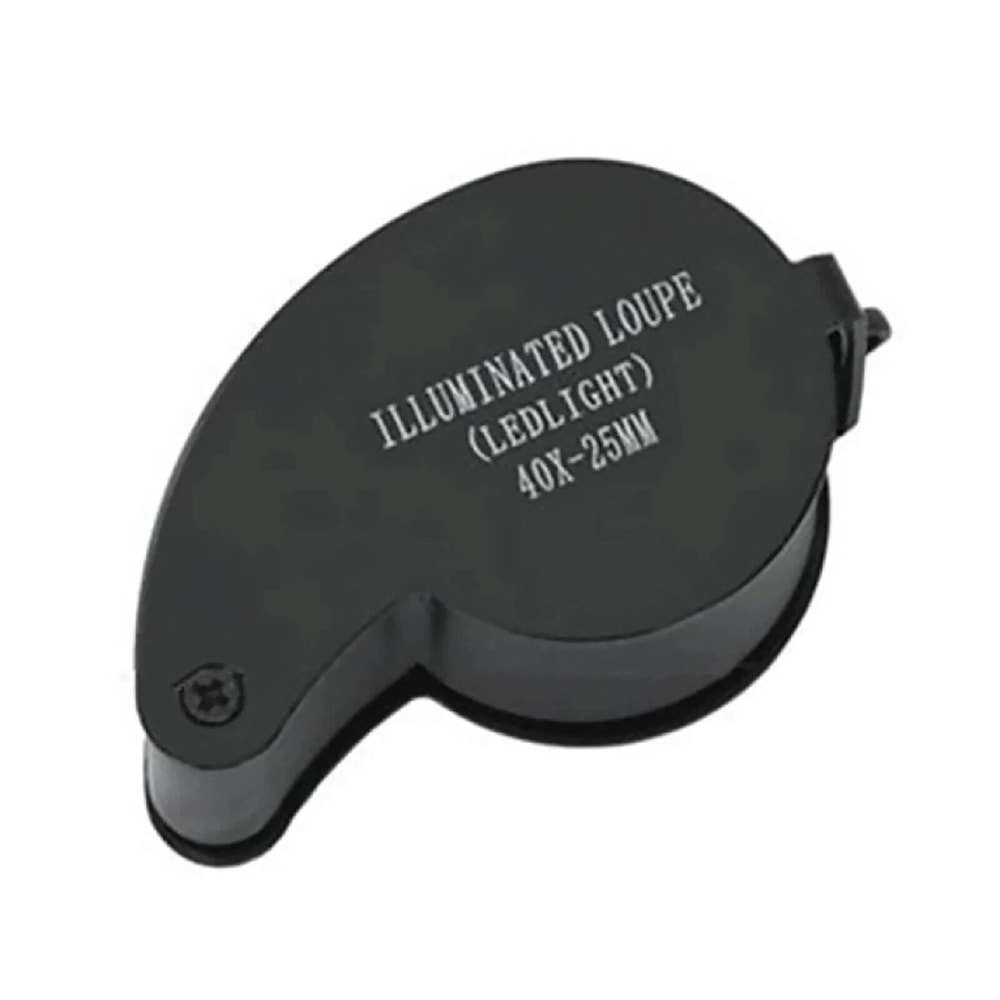Jewelry Magnifying Loupe LED Light Eye Glass Magnifier Pocket Jewelers Loop 6