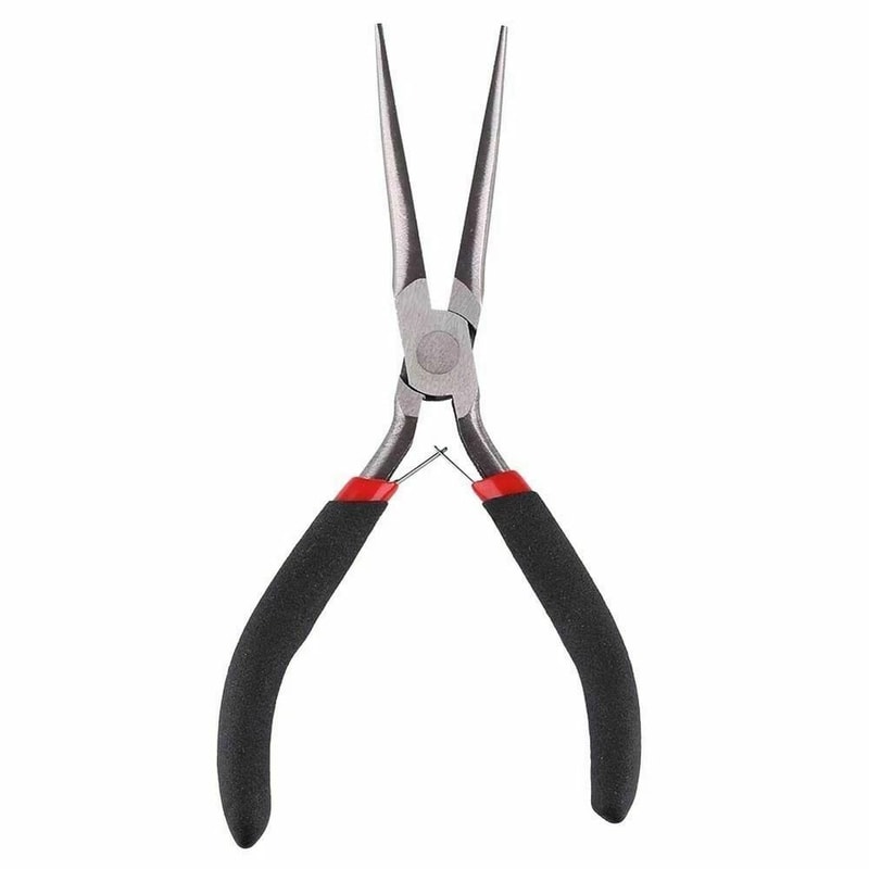 Precision Mini Extra Long Needle Nose Pliers Beading Repair Tool Jewelry Crafting Plier 0