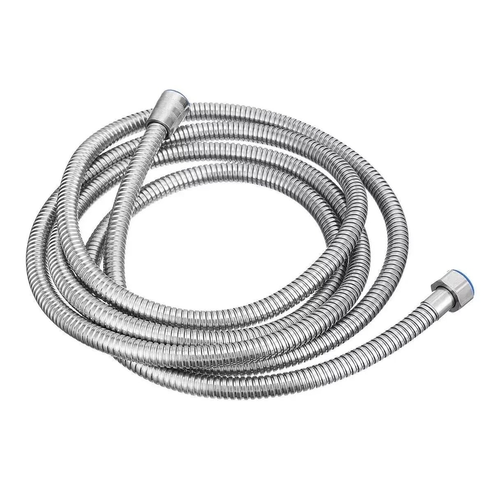 High Pressure Adjustable Chrome Long Shower Hose For Head Handheld Spray 0
