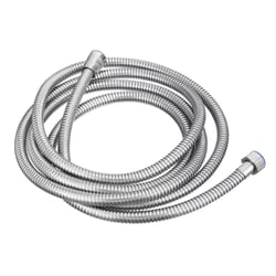 high pressure adjustable chrome long shower hose, for head handheld spray