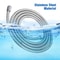 High Pressure Adjustable Chrome Long Shower Hose For Head Handheld Spray 4