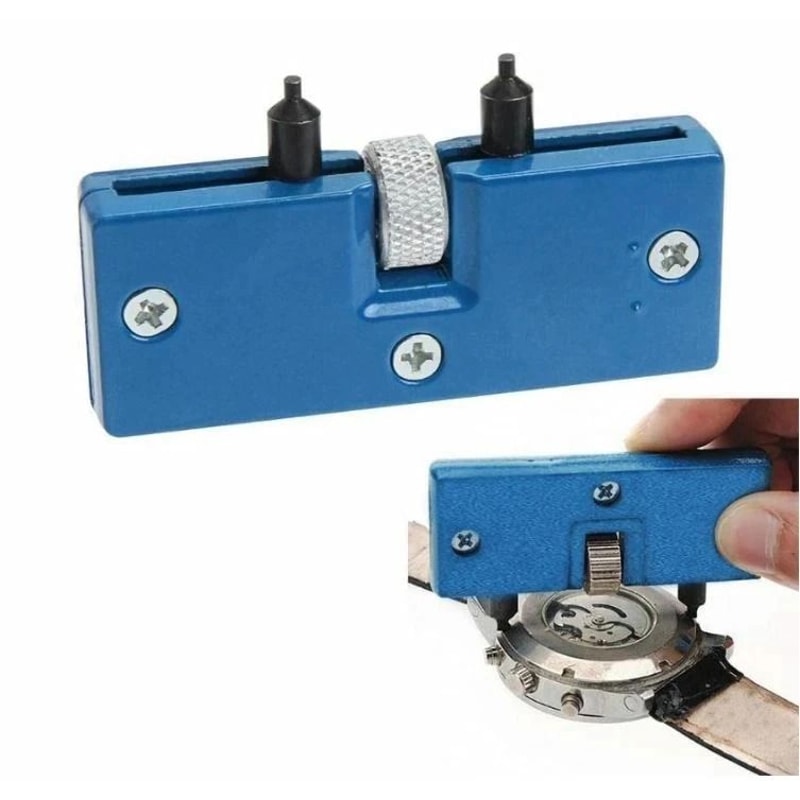 Watch Repair Kit Adjustable Rectangle Back Case Cover Opener Remover Wrench Tool For DIY Watch Repa 0