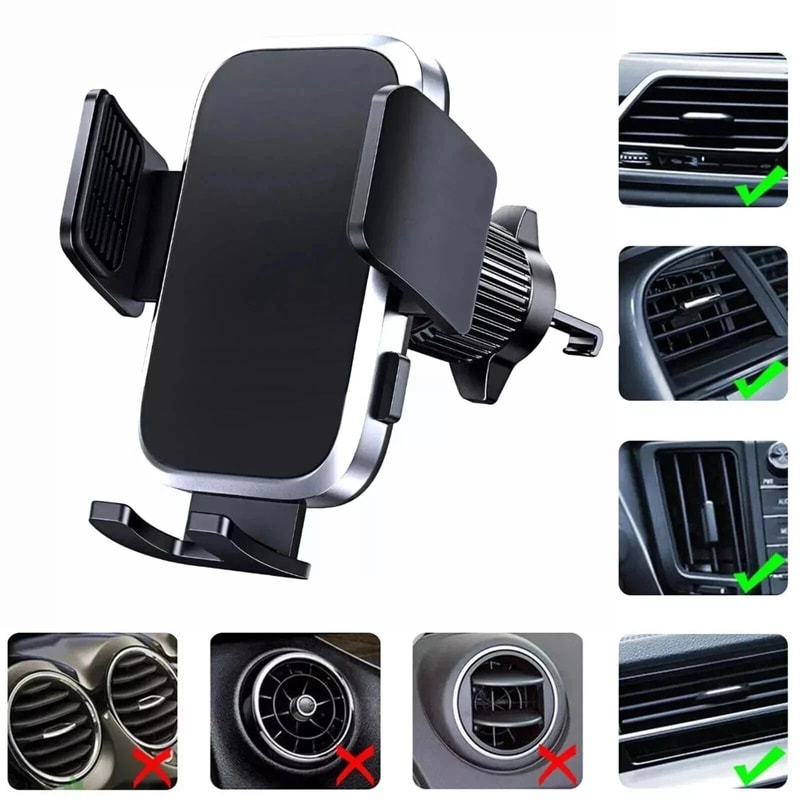 Holder Mount Air Vent Universal Gravity Car Cell Phone Stand Cradle For Mobile 3