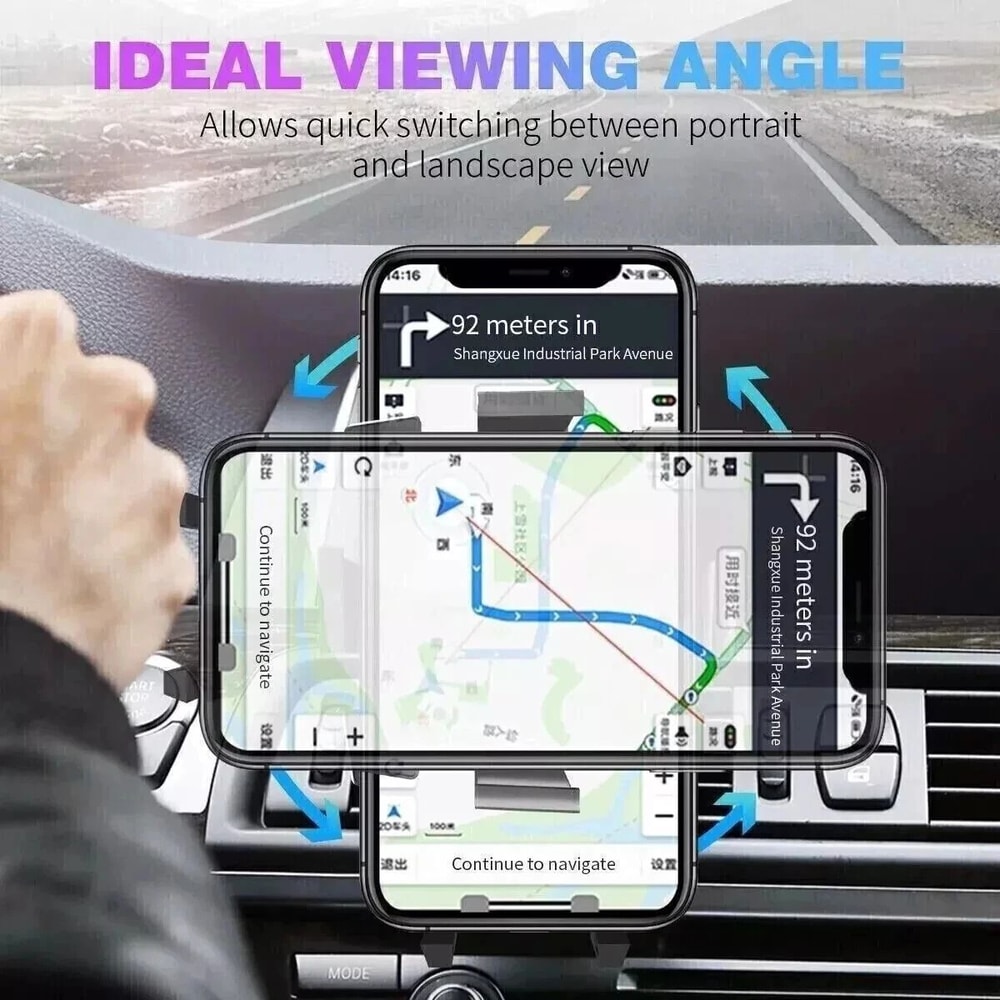 Holder Mount Air Vent Universal Gravity Car Cell Phone Stand Cradle For Mobile 4