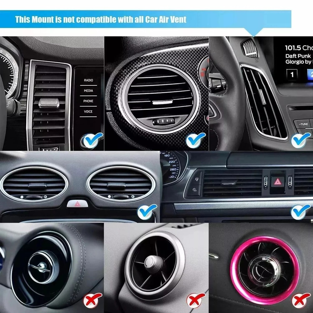 Holder Mount Air Vent Universal Gravity Car Cell Phone Stand Cradle For Mobile 5