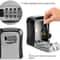 Combination Wall Mount Key Lock Box 4 Digit Key Safe Lock Box Security Storage Case ABS 1
