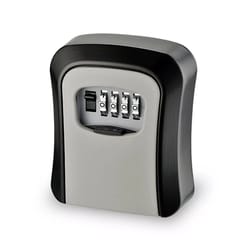 combination wall mount key lock box, 4 digit key safe lock box, security storage case abs